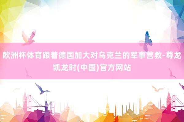 欧洲杯体育跟着德国加大对乌克兰的军事营救-尊龙凯龙时(中国)官方网站
