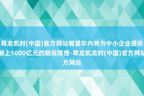 尊龙凯时(中国)官方网站瞻望年内将为中小企业提供朝上5000亿元的融资撑捏-尊龙凯龙时(中国)官方网站